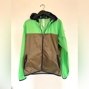 🏃‍♂️🏃‍♂️ NEW BALANCE X J CREW RIPSTOP COLAB JACKET NEON GREEN BRONZE TAN NAVY